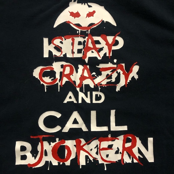 Batman and Joker Keep Calm Shirt - Picture 2 of 3